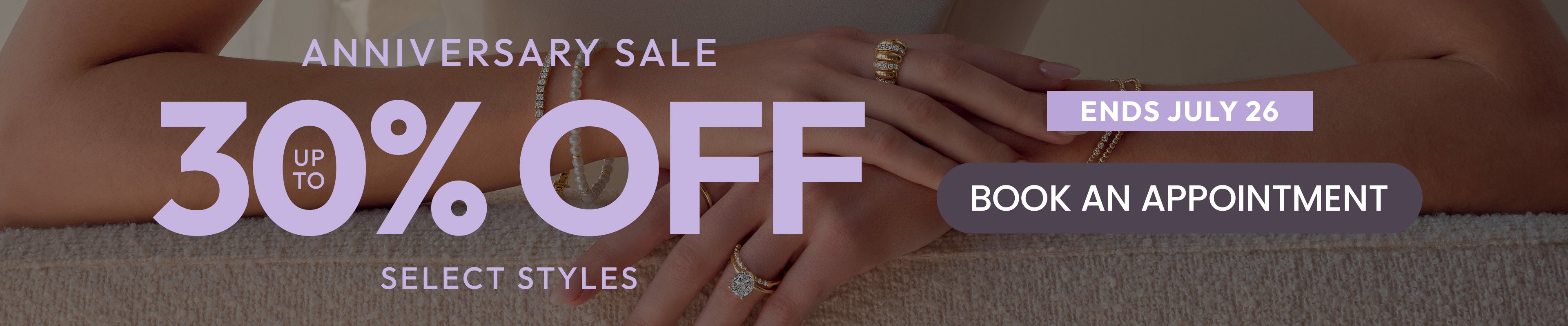Diamonds Direct Anniversary Sale 30% Off Select Styles Ends July 26