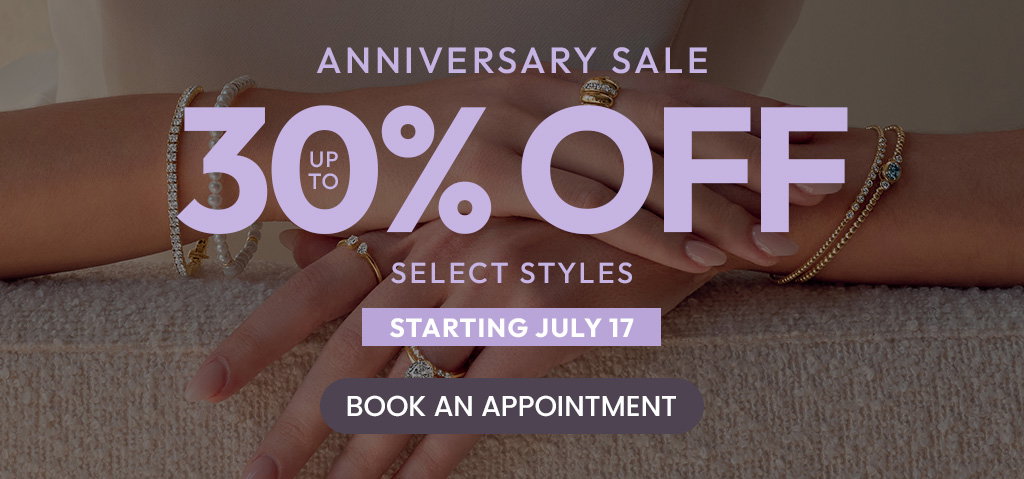 Diamonds Direct Anniversary Sale Up To 30% Off Select Styles - Starting July 17