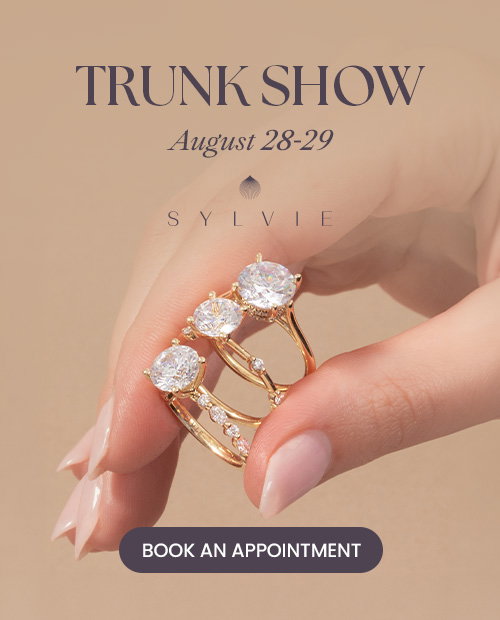 Diamonds Direct Sylvie Trunk Show August 28-29.